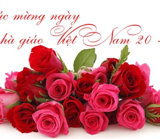 Chúc mừng ngày Nhà giáo Việt Nam 20 tháng 11